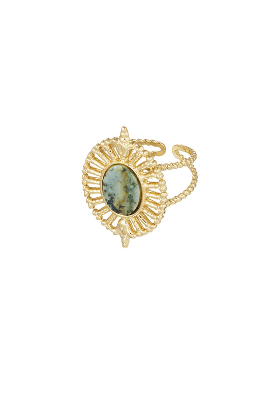 Green Moss Ring