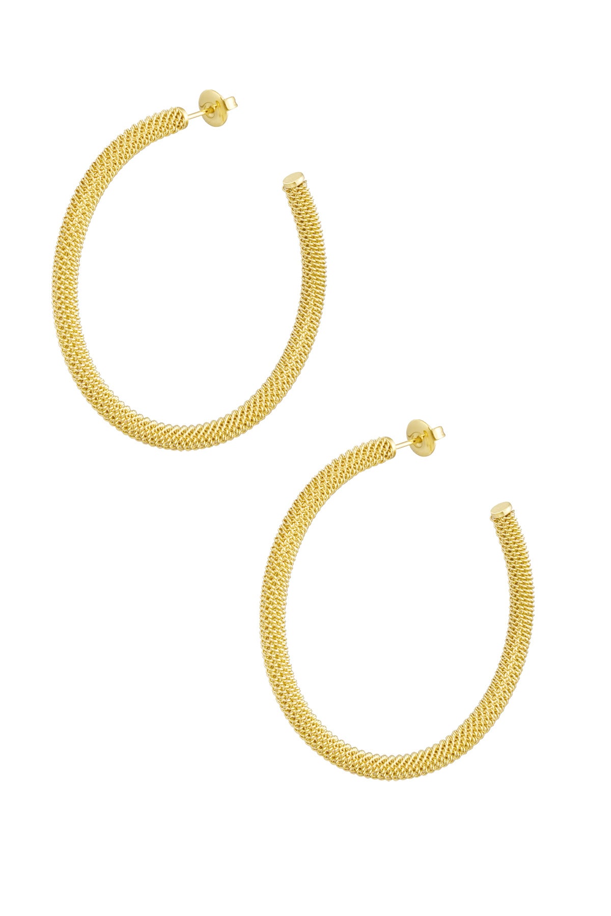 Gold grafted hoops