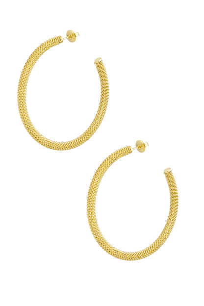 Gold grafted hoops